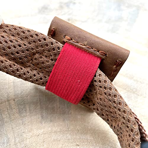 RAMO Hunde Leder Täschchen für Hundemarke, Tassomarke oder Airtag von Apple - Viele Farbkombinationen - Handmade by Manufactica®