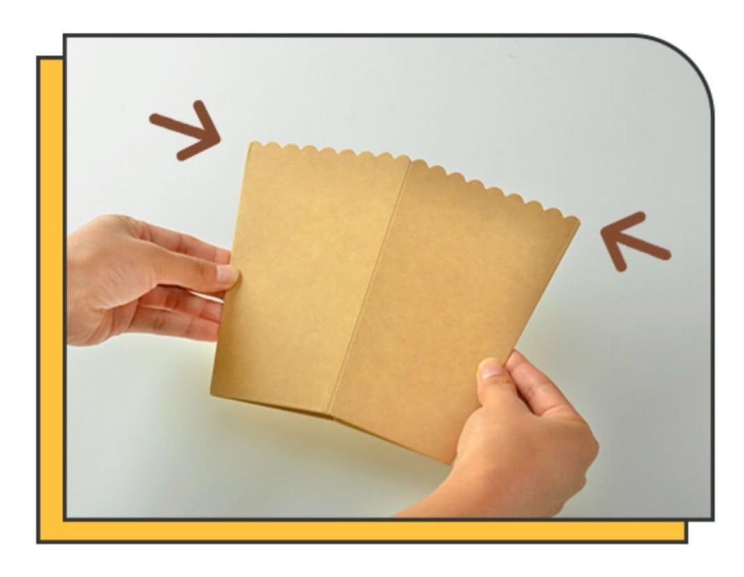 Lot de 50 mini boîtes à popcorn en papier kraft marron pour fournitures de fête, tasses à frire, boîtes à popcorn de Pâques pour cinéma, parcs d'attractions, fêtes à thème (marron)