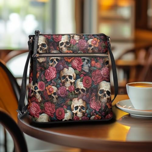 Crossbody Bags for Women Leather Large Shoulder Bag Purses with Adjustable Strap Zipper Pockets Handbags for Work3