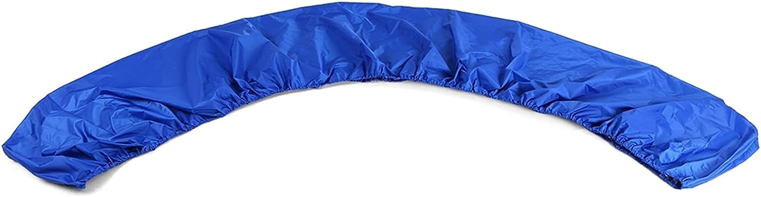 Telo Copri Barca，Telo Barca, Copertura per Kayak da Esterno 210D, Impermeabile, Protezione UV, per Canoa, Copertura per raft, a Forma di V, Impermeabile (Nero,