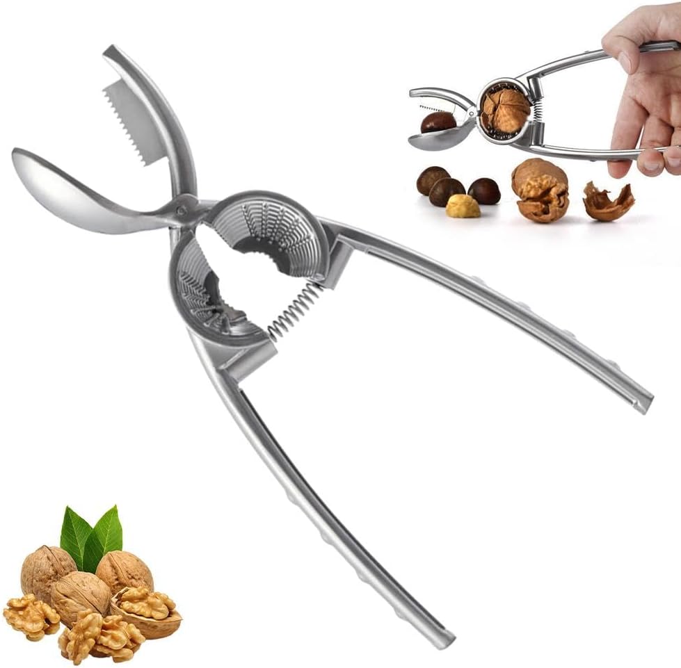 2in1 Nut Cracker Walnut, Multifunctional Nut Crackers for