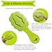 MAEELOU Cloud-Shaped Soft Bristle Puppy Brush for Small Dogs - Yorkie, Shih Tzu, Maltese, and Toy Poodles Grooming Tool with Detachable Lint Comb and Gift Box （Green）