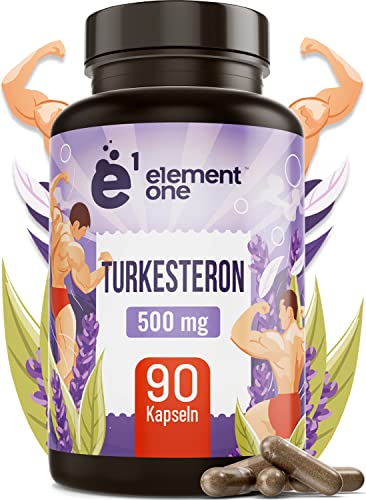 Turkesterone 500mg - 90 Kapseln - 10:1 Formel - 90 Tage Vorrat - Natürliches Turkesteron aus Ajuga Turkestanica Extrakt – Vegan