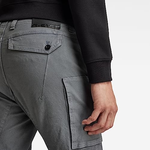 Gestaró Men's Skinny Zip Pocket 3D SKINNY CARGO PANTS Cargo Pants, Backdrop superstretch canvas/axis, W29 / L323