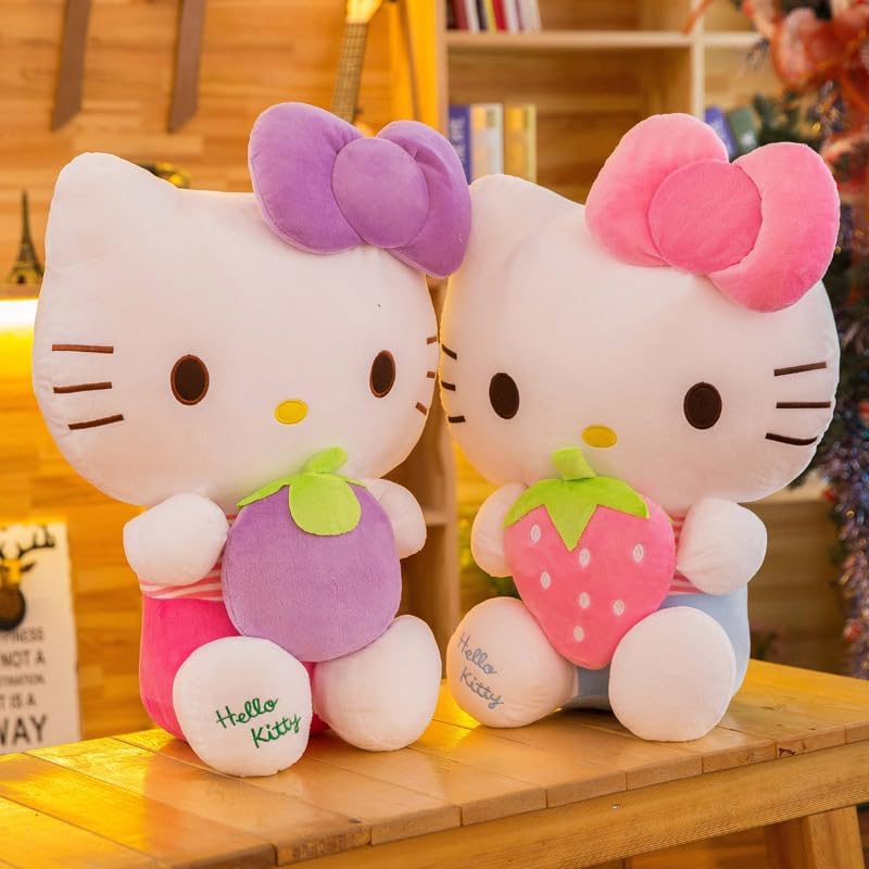 Miniatura 3 de Hello Kitty - Almohada de peluche de gatito rosa, suave, regalo de cumpleaños para niñas y fans