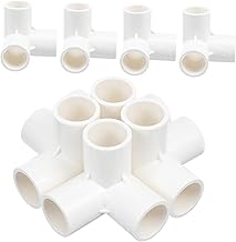 Housoutil 8 Pçs 1 Conexões De Cotovelo Em T Conexões De Ar Prateleiras De Canto Carassosories Mangueira De Aquário Conexões De Pvc Conectores De Mangueira De Água Juntas De Três Vias