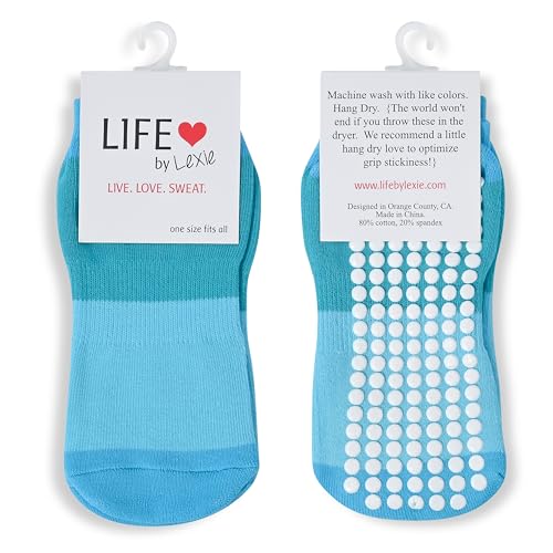 Image of Life By Lexie Sticky Grip Socks for Barre, Pilates, Lagree, Yoga, Dance Non Slip Women's Socks