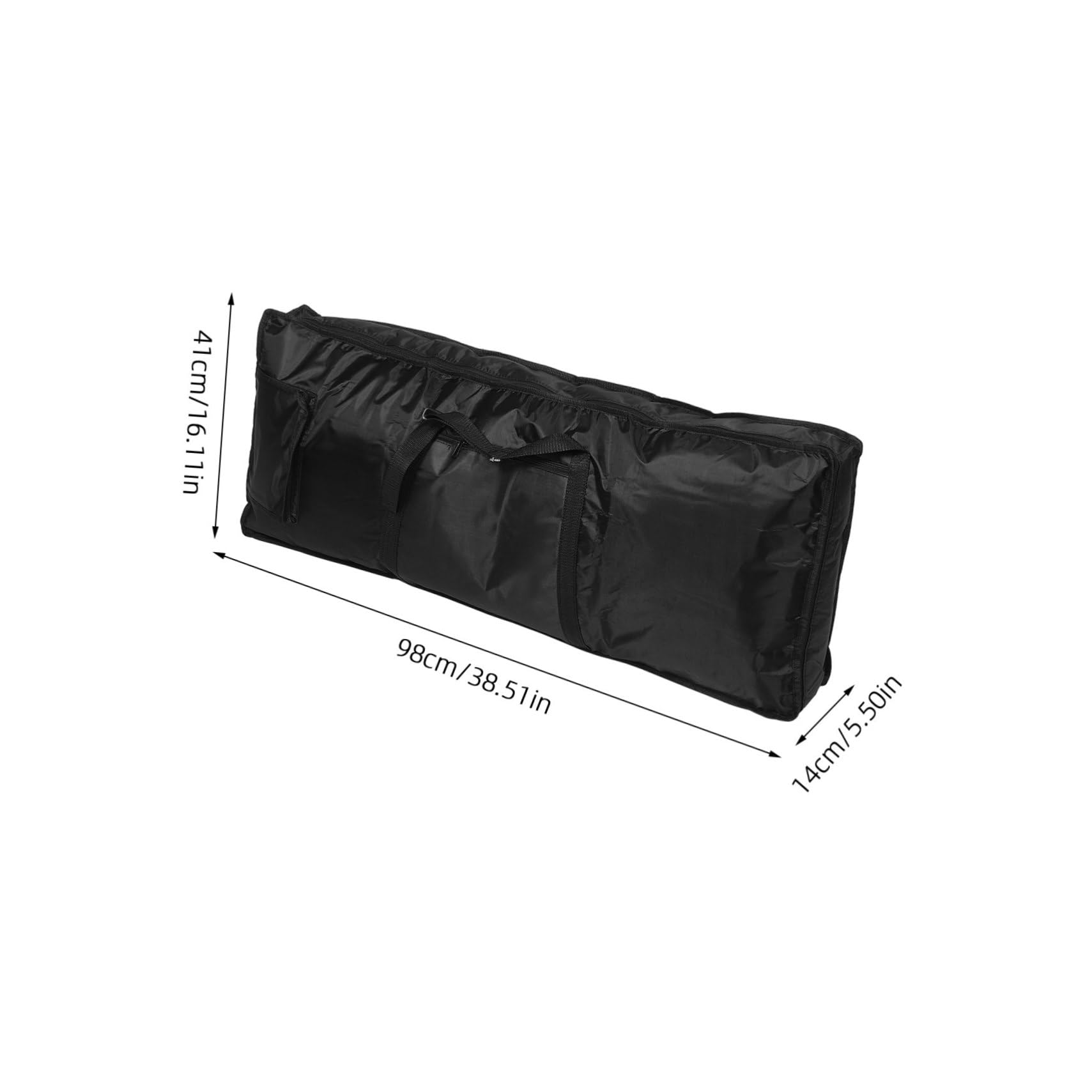 Borsa Spessa e Elettronica Tasti Oxford 61 Tastiera Imbottitura Tracolle Doppie Regolabili Grande Capacità di Accessori