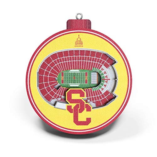 YouTheFan NCAA USC Trojans 3D StadiumView Ornament - Los Angeles