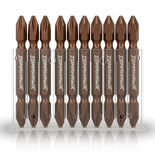 Image of TOMAHAWK TRV-0065 Screw Bits Heavy Duty Stainless Steel 65MM PH2 Magnetic Screwdriver Bit Set For Industrial & Home Use | Fastener Drive Bit for Home, Workshop & Professional Use