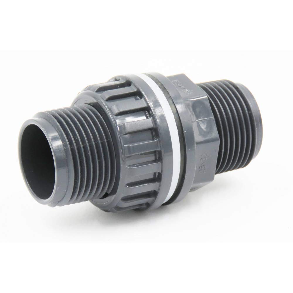 Centrocom Raccord PVC Pression Traversée de Paroi 1" 1/2"