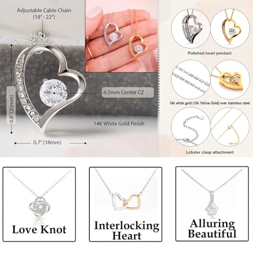 To My Daughter Necklace From Dad, Birthday Gifts For Daughter, Father Daughter Gifts With Inspirational Message Card3