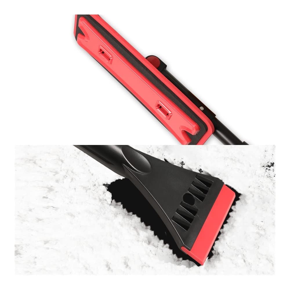 Rascador de hielo para coche Para Palas Quitanieves Automotrices, Parabrisas Desmontable, Limpieza De Escarcha, Esquís, Deshielo, Cepillos Retráctiles Para Nieve Rascadores de hielo para coche(B)
