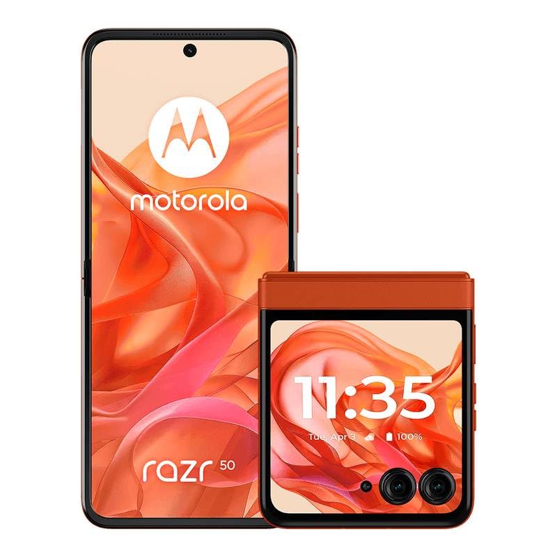 motorola razr 50 オレンジ 12G+512G Motorola RAZR 50 Orange (12GB RAM/512GB), 50MP, Unlocked Cell