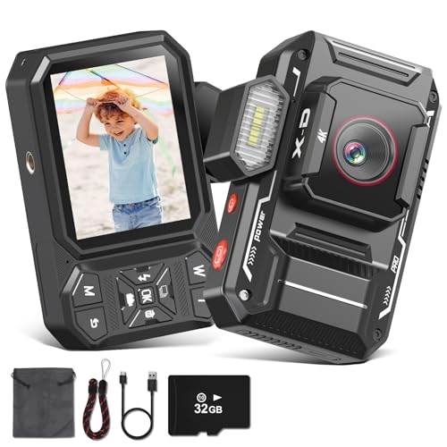 Tonfarb Digital Camera, 1080P Kids Camera 48MP Point and Shoot Digital Cameras for Boys Girls Teans Vlogging Camera for Kids Anti Shake 18x Zoom with 32G TF Card Black