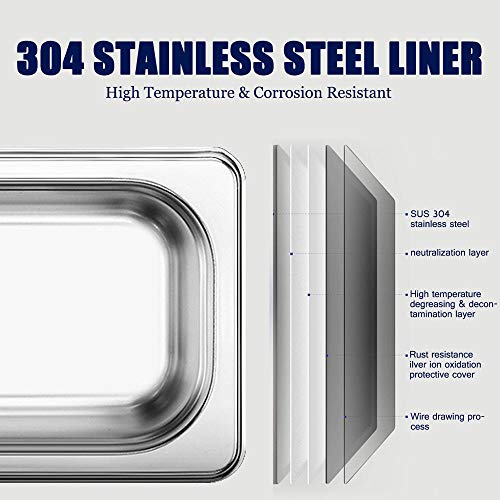 Anbull 30L 8Gal 600W Industrial Ultrasonic Cleaner Machine thumb #4