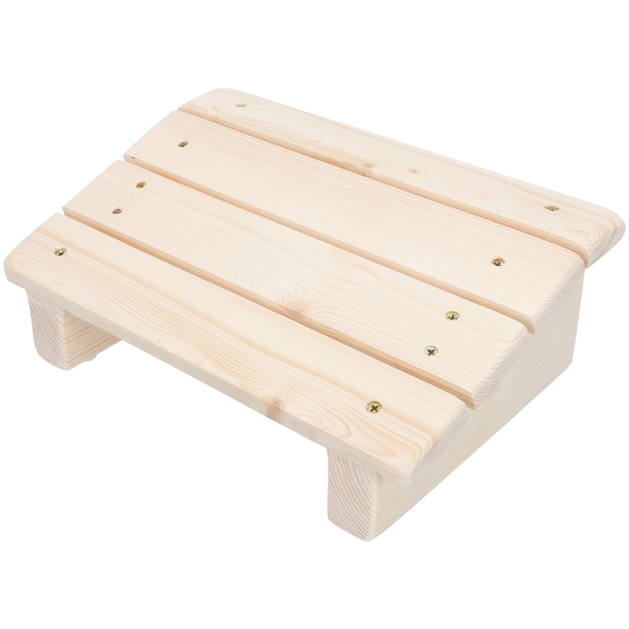 Poggiapiedi in Legno Inclinato per Casa e Ufficio, Kaki | Supporto per Postura e Comfort, Formato Portatile, Soluzione Pratica Vano di Appoggio