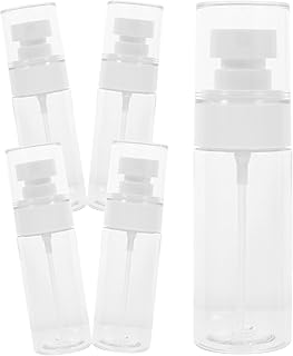 Cabilock 5pcs 60ml Fine Mist Spray Bottles Travel Size Cosmetic Sprayer Bottles Portable Empty Refillable Containers for Hair, Beauty, and Personal Care