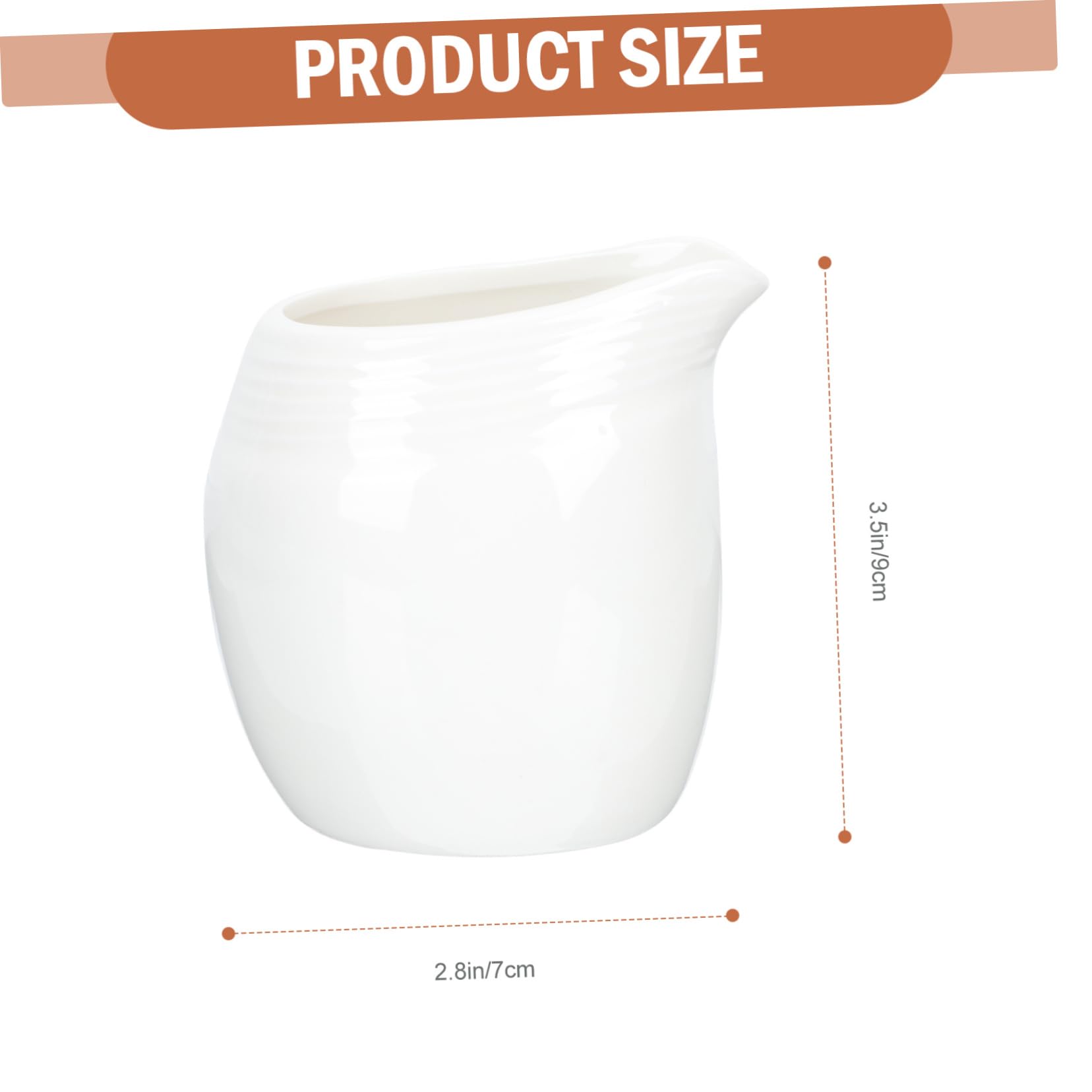 KICHOUSE Sauce Boat Espresso Shots Italian Espresso Cups Coffee Creamers Sauce Dishes Tray Mini Containers Creamer Pitcher Jug Sauce Storage Container Gravy Bowl Ceramics White