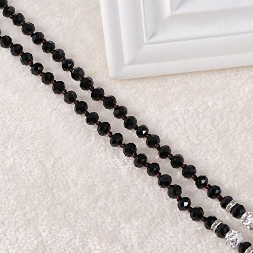 Hemobllo — Cordão de corrente de cristal com contas antiperda para telefone celular e alça para pend