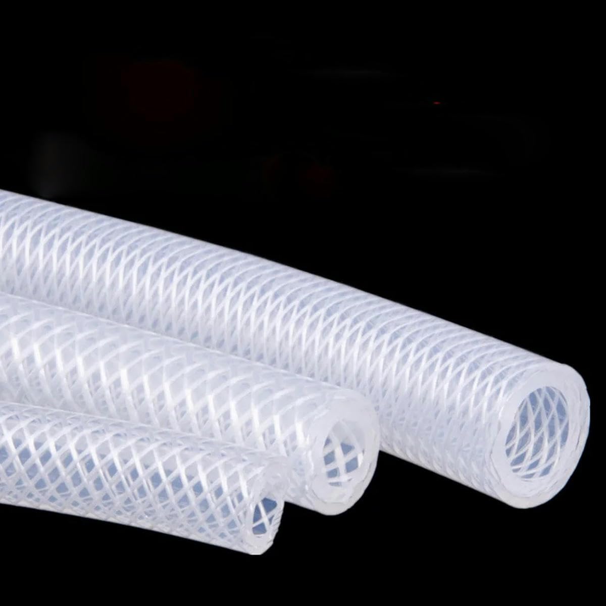 Silikonschlauch, flexibler Gummischlauch, Milchschlauch, Bierleitung, 4 5 6 8 10 12 16 mm Innendurchmesser, 1 m, Außendurchmesser 24 x Innendurchmesser 16 mm