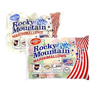 Rocky Mountain Marshmallows Proefset Fruitig & Klassiek, kleurrijk traditioneel Amerikaans snoepgoed om te roosteren op…
