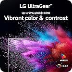 LG 32G600A-B 32-inch Ultragear QHD (2560 x 1440) Curved Gaming Monitor, 180Hz, 1ms, AMD FreeSync, HDMI, DisplayPort, Tilt/Height/Swivel Adjustable Stand, Black - Image 3