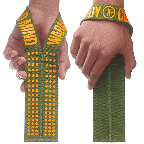 Image of WARM BODY COLD MIND V1 Lifting Wrist Straps for Olympic Weightlifting - Rated at 660 lb - Hand Wraps for Powerlifting, Weight Lifting, Bodybuilding Functional /Cross Training, Deadlift Gym Bar, Cotton