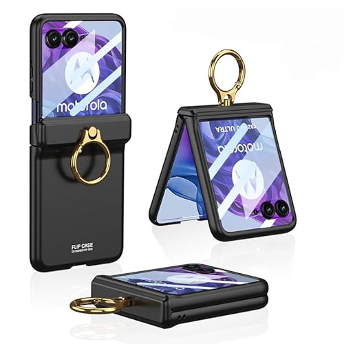 KpMotorola Razr50 Ultrar̂߂̎C܂肽݃P[XEg,XN[veN^[I[CN[VuX}[g ,̂߂menphone CoverhoneیJo[ (ubN,Razr 50 Ultrâ)