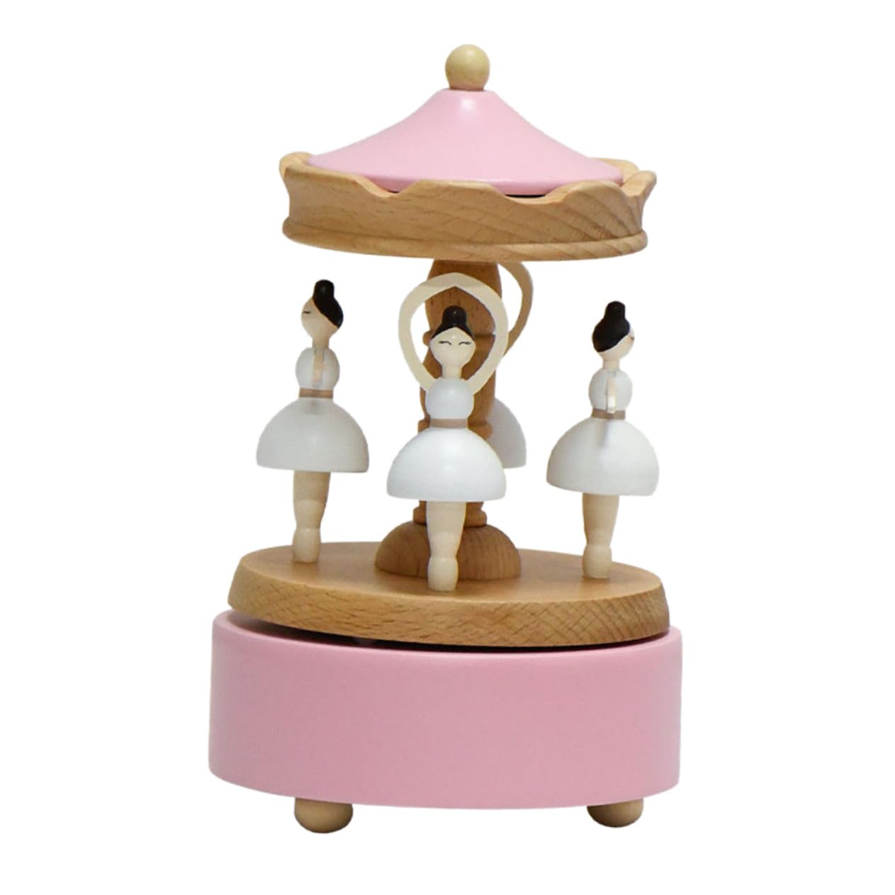 Cabilock Caja Música Bailarina de Madera Giratoria con Figura de Bailarina para Decoración y Regalo y Coleccionable para del Ballet