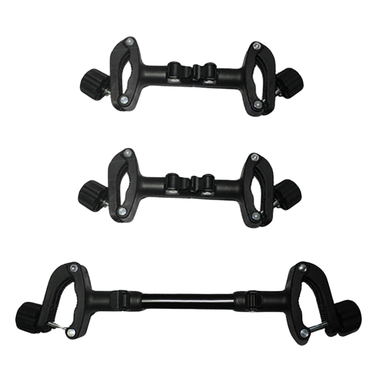 QUMIIRITY Adjustable Stroller Connector Stroller Hooks for Shopping Cart Easy to Attach Clips for Pushchair