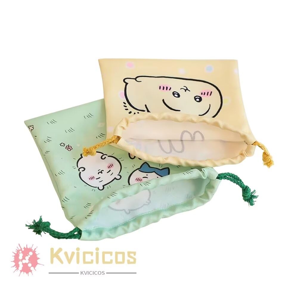 Amazon | [Kvicicos]ちいかわ グッズ ミニ巾着 カワイイ ギフト