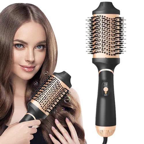 Recopilación de secadoras electricas - 5 favoritos. 46 Cepillos De Aire Caliente Para Cabello 4 en 1,Cepillo Secador,3 Ajustes de Temperatura,Con Generador de Lones y Revestimiento Cerámico,Mango Ergonómico,Alisar y Rizar,Ideal para...