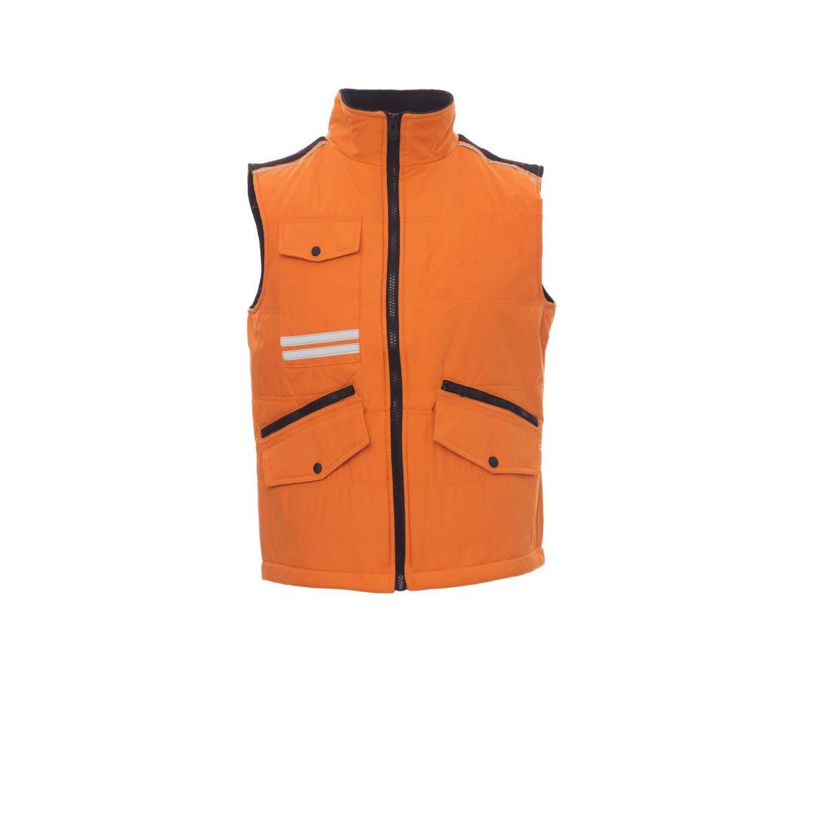 payper mig 2.0 giubbotto unisex imbottito con tasche per smartphone e bande riflettenti