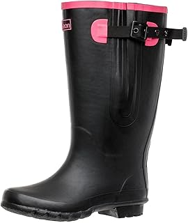 Extra Wide Calf Rain Boots - Ideal for Wide Feet, Ankles...