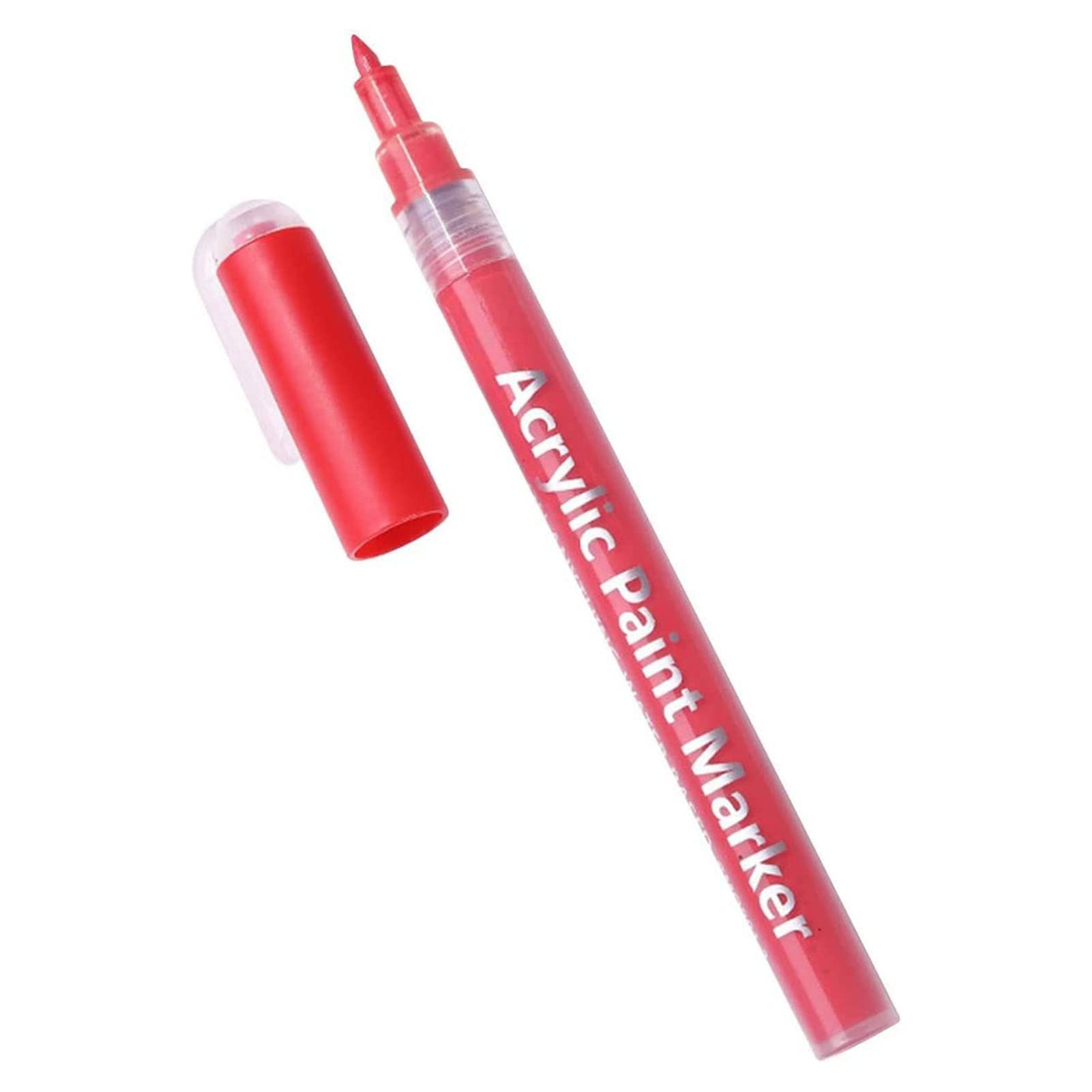 Worparsen Nail Art Pen Multi-functional Fine Details Flower Pattern Nail Art Graffiti Pen Manicure Tool Quick Dry Red