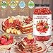 Premium Freeze Dried Strawberries Pieces - 8.82oz 100% Natural Sweet Frozen Strawberrys, No Gluten & No Allergen, Dry Strawberry Pieces Flakes for Snacks, Baking, Cooking, Flavorful