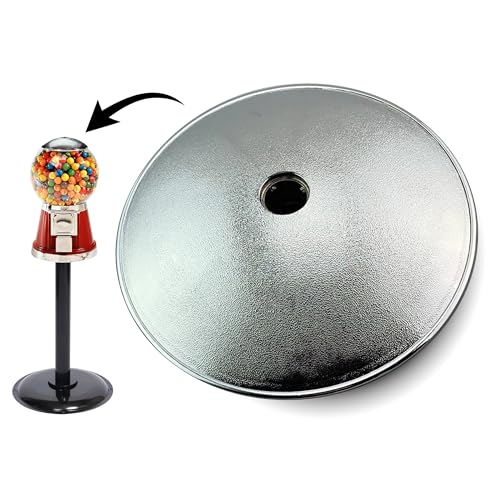Classic Gumball Machine Top Lid - Metal Lid for Classic Bubble Gum & Candy Machine, Top Cover for Gumball Vending Machine. Metal Top Cap Compatible with Titan Classic Gumball Machines Replacement Part