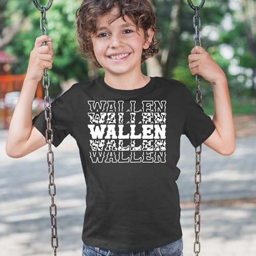 Wallen Country Music Western Youth T-Shirt, Soft Cotton, Graphic Tee2