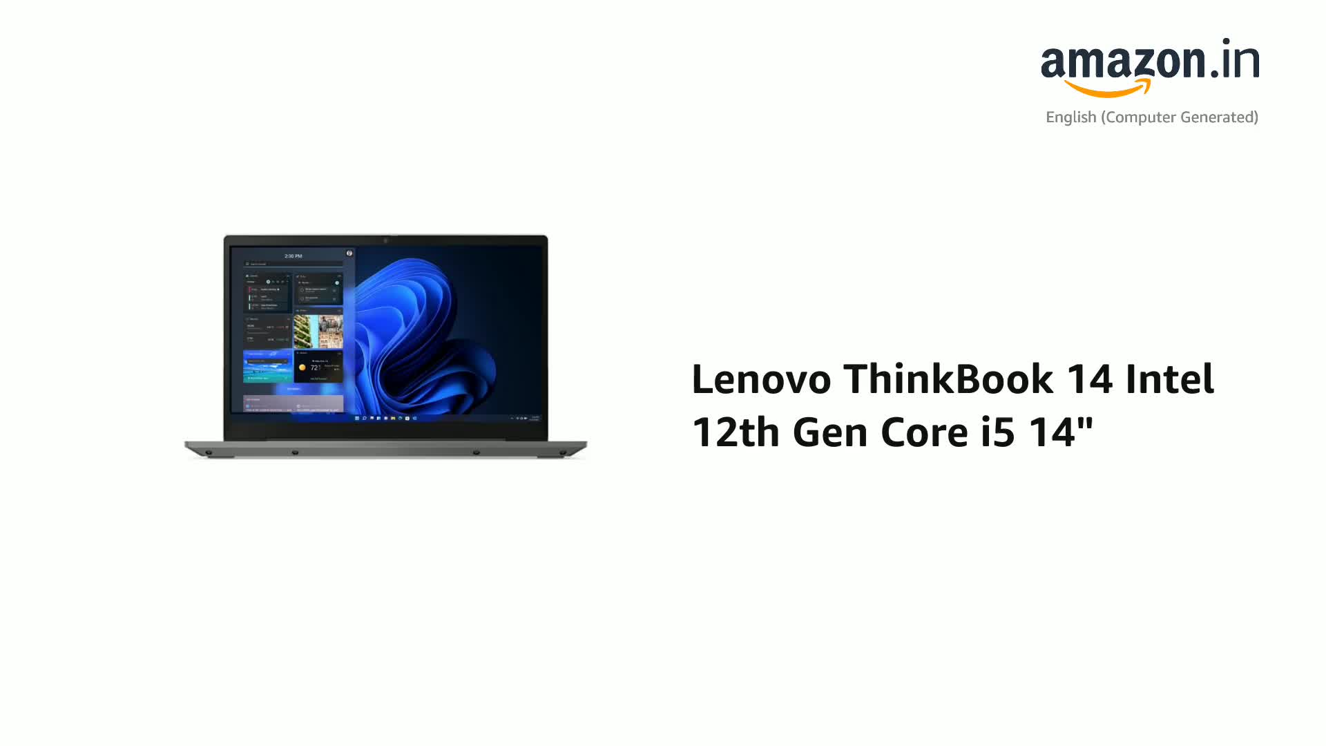 Lenovo ThinkBook 14 Intel 12th Gen Core i5 14