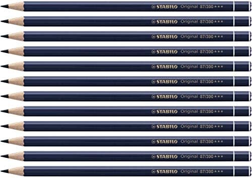 Premium Colouring Pencil - STABILO Original - Pack of 12 - 1/2 red/1/2 blue