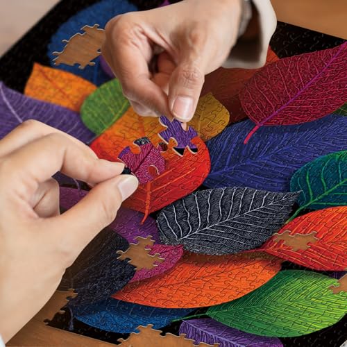 Colorido Rompecabezas de Hojas Naturales para Adultos 1000 Piezas Arte, Paisaje de Plantas Desafiante miniatura 6