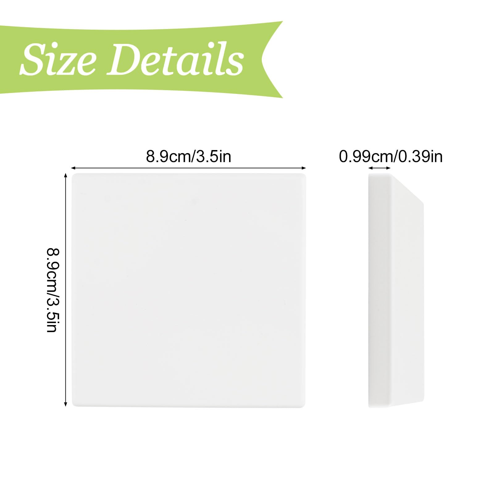 UFURMATE 2Pcs Screwless Blank Outlet Plate - Image 2