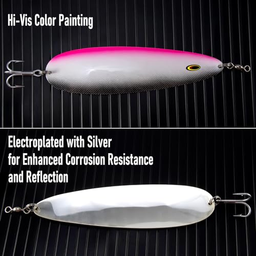 Cuillère flottante Dr.Fish抗腐蚀海钓路亚 7/0 Mustad三叉钩 20,3 cm