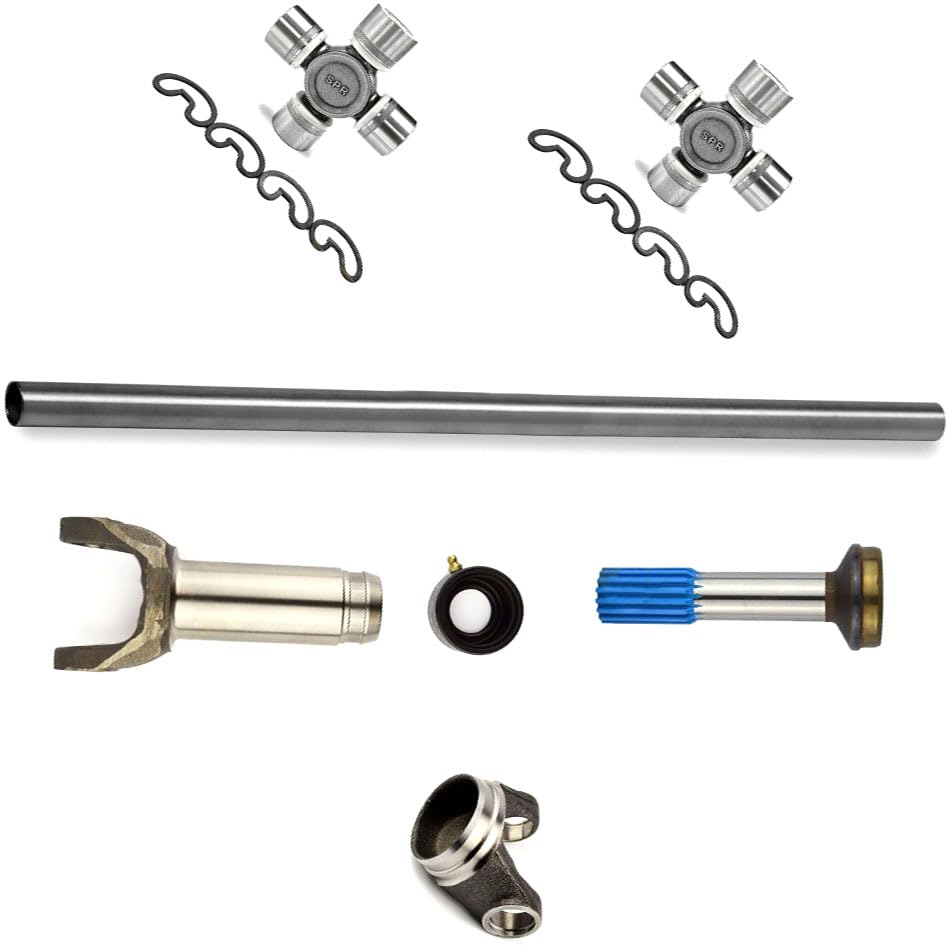 APDTY 170402 Driveshaft & Flange Yoke Kit; 1310 Series 2.5" x .083 Tube (SPICER)