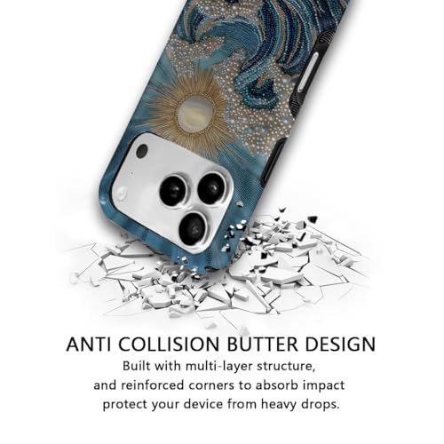 Coque iPhone 17 Pro Max antidérapante contre les chutes Pearl Waves - 4