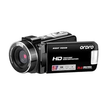 Amazon | ORDRO B320 ビデオカメラ 1080P 30 FPS レコーダ フル