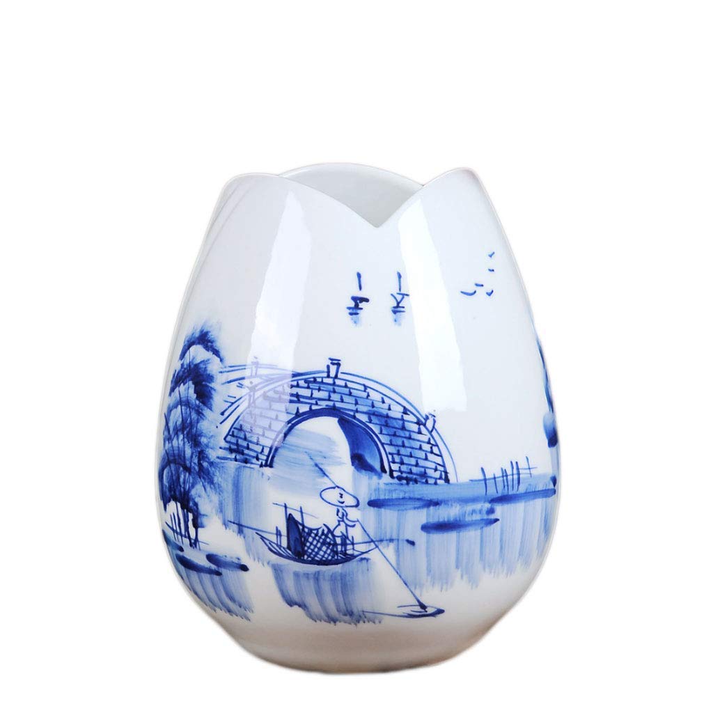 Vases en céramique fleur vase moderne et bouteille porcelaine ornement intérieur