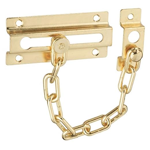 National Hardware N183-590 V807 Door Chain in Brass,1/2" x 6"