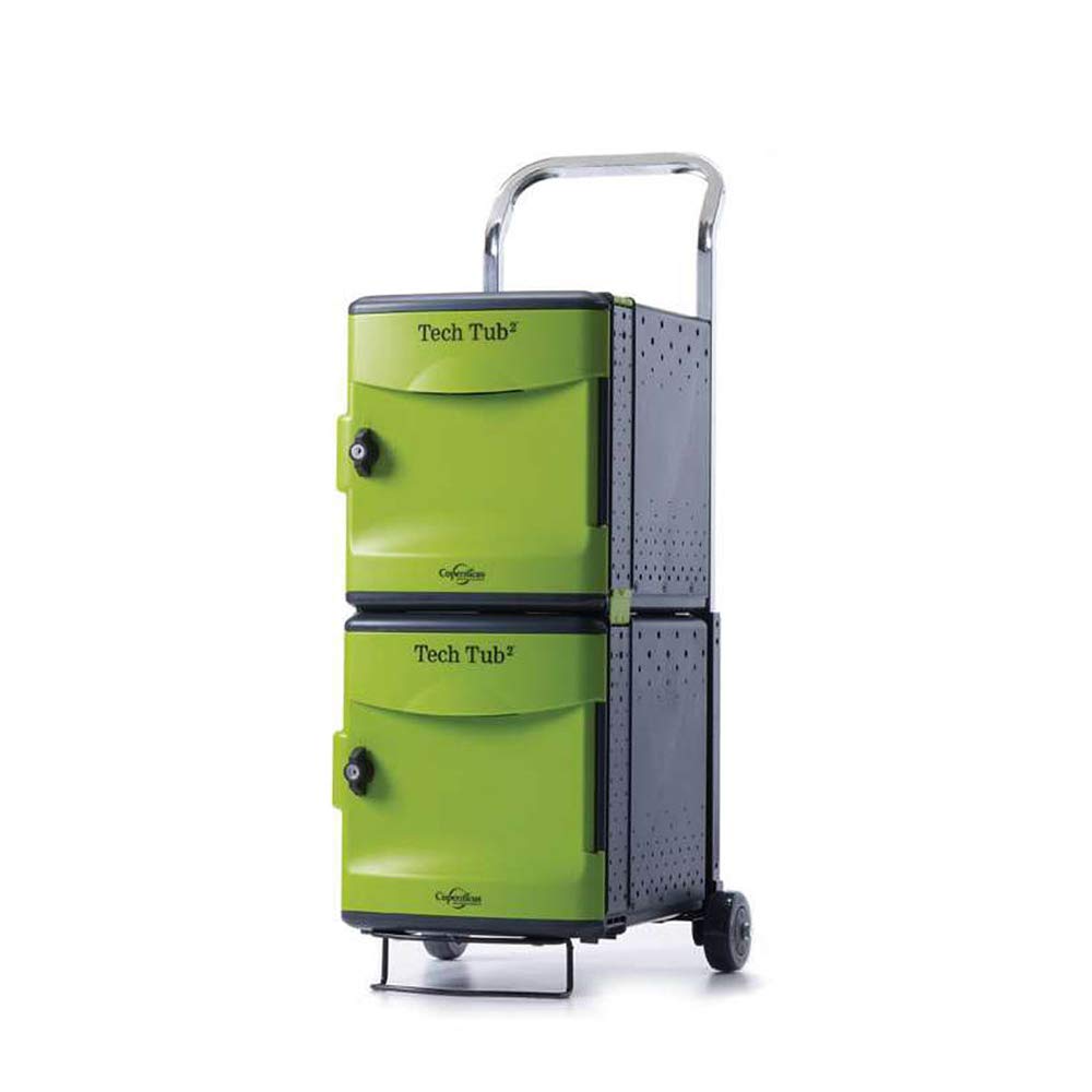 Copernicus Tech Tub2 Classroom Charging Trolley with Sync and Charge USB Hub - Holds 10 ipads